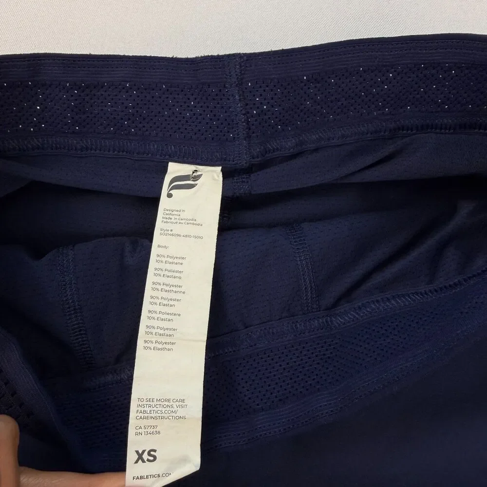 Fabletics The Fundamental Men’s Navy Blue Athletic Shorts - XS